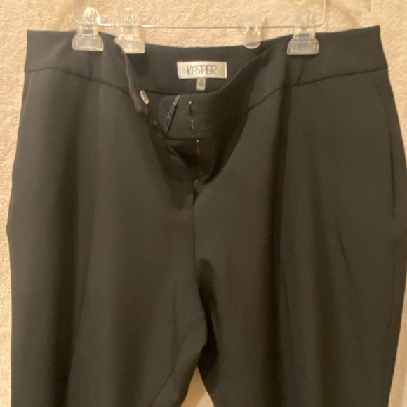 Kasper Pants - Kasper size 18 black suit pants